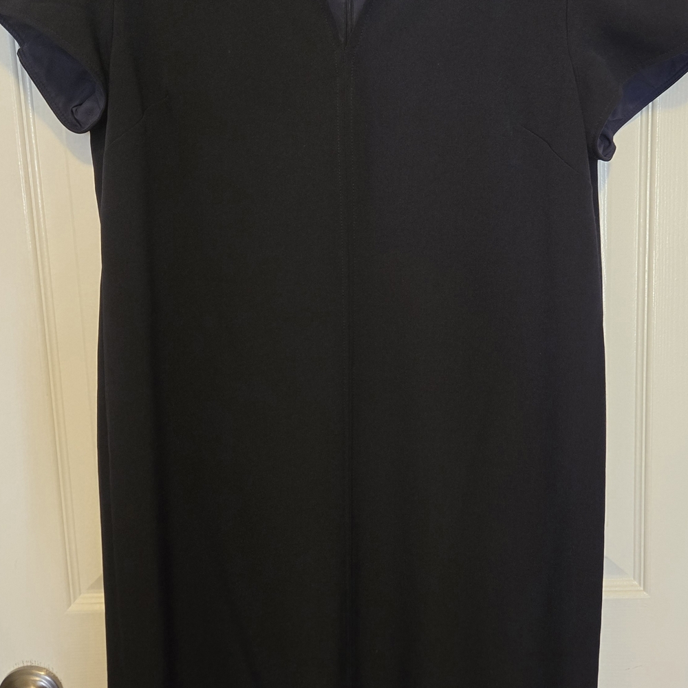 Jones New York Navy Blue Midi Dress